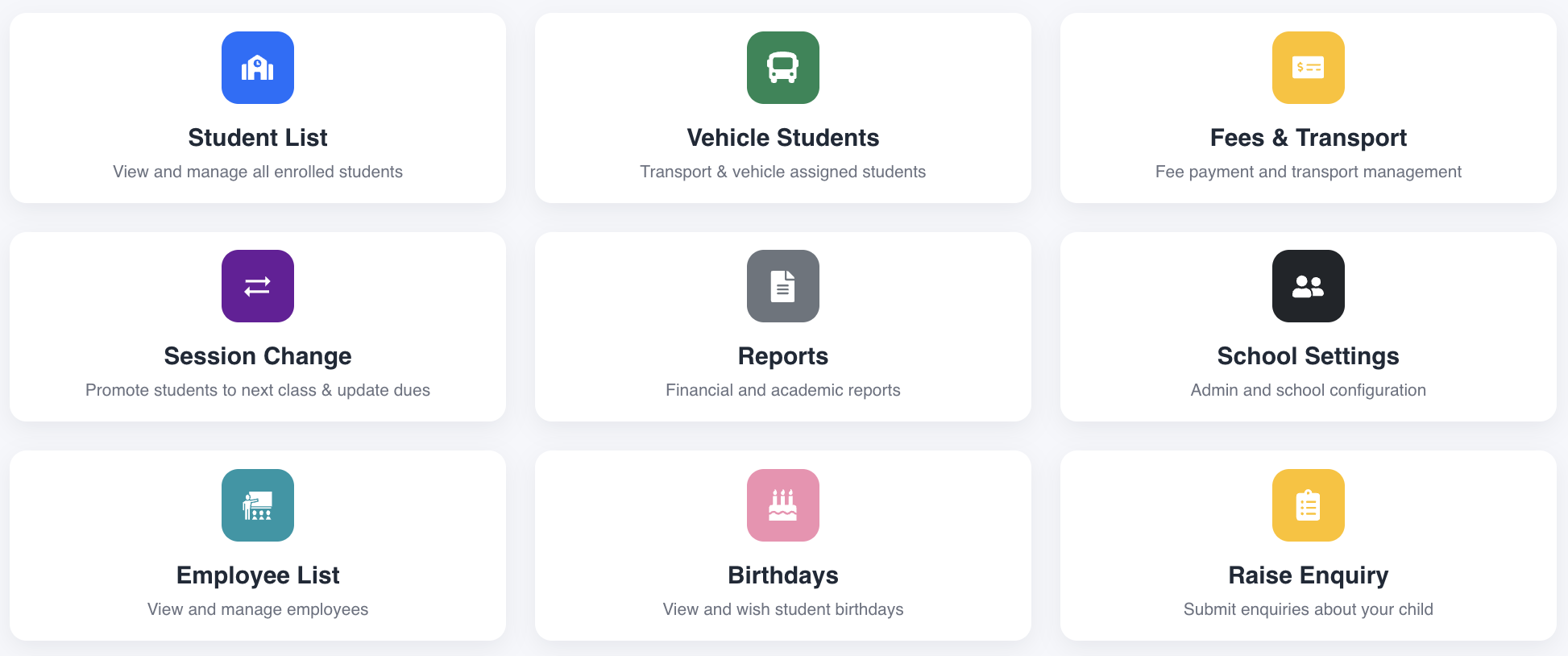 School Dashboard